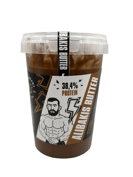 Alibakis Nuts – Φυστικοβούτυρο με Πρωτεΐνη 300g (Χωρίς Ζάχαρη)