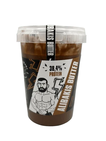 Alibakis Nuts - Φυστικοβούτυρο με Πρωτεΐνη 300g (Χωρίς Ζάχαρη)
