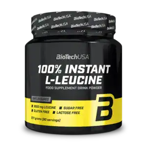 100% Instant L-Leucine BiotechUSA 277g - Καθαρή L-Λευκίνη