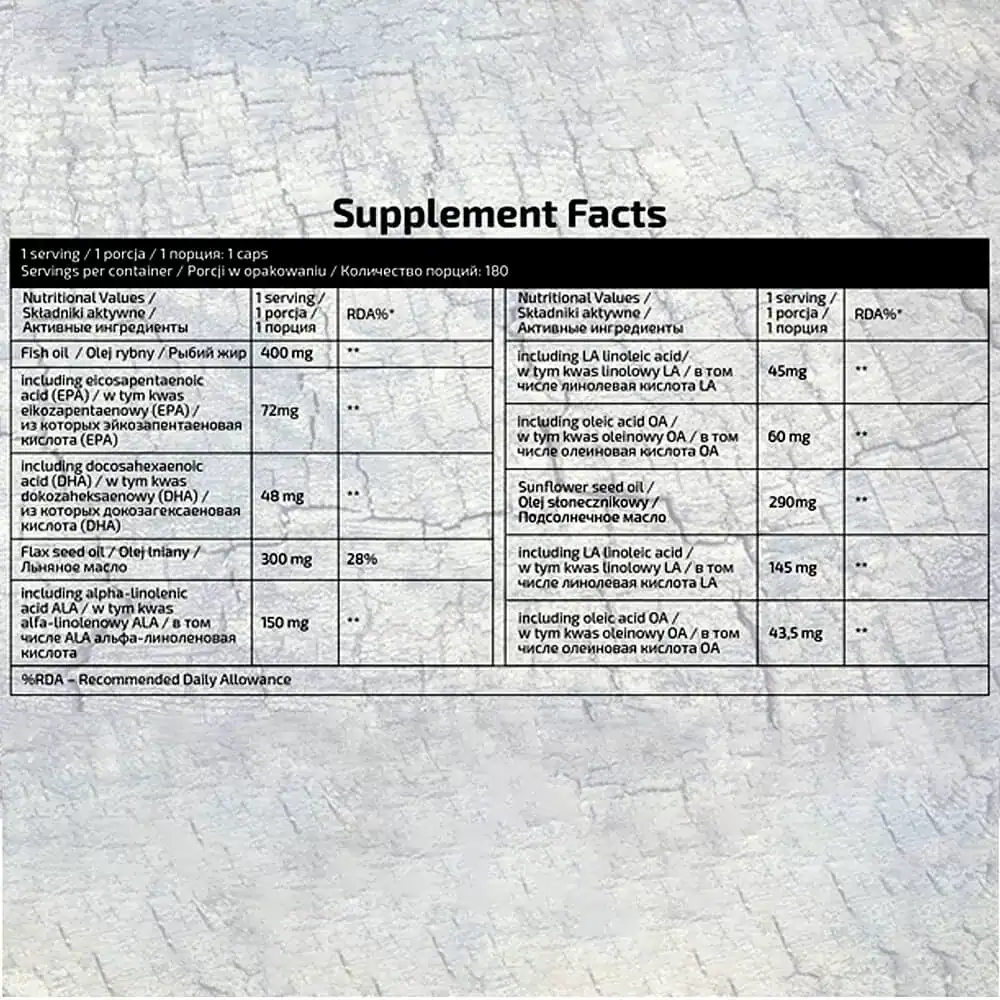 Daily Health Pack – Magnesium Bisglycinate + Daily Pack (30 sachets) + Omega 3-6-9 (180 SoftGels) - Image 3