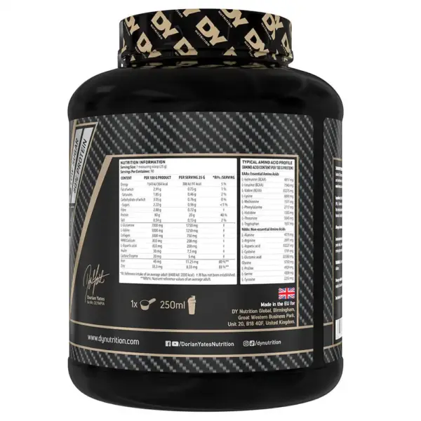 Dorian Yates Shadowhey Hydrolyzed Whey | 2.27kg | ~76 Servings - Image 2