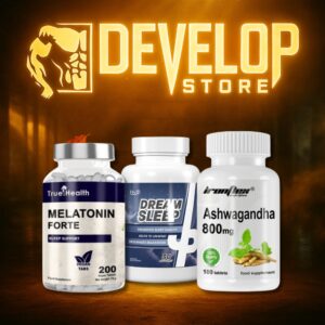 Ύπνος & Ανάκτηση | Πακέτο Χαλάρωσης | JP Dream Sleep 135g + True Health Melatonin Forte 200 tabs + IronFlex Ashwagandha 100 tabs