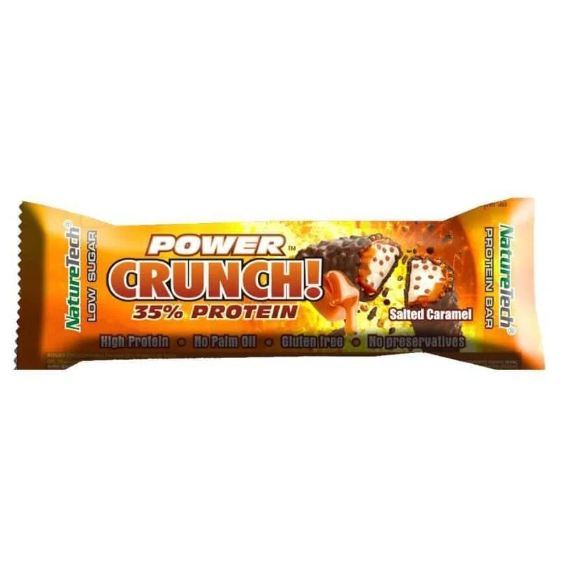 Power Crunchy Protein Bar 35% | NatureTech | Πρωτεϊνική Μπάρα | 35% Πρωτεΐνη | 60g