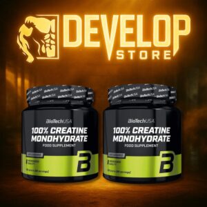 Δύναμη & Απόδοση | Πακέτο Κρεατίνης | BioTechUSA Creatine Monohydrate 300g + BioTechUSA Creatine Monohydrate 300g