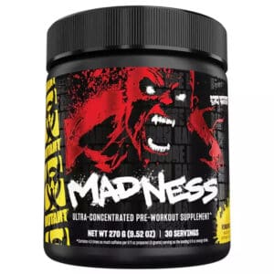 Madness | Pre-Workout Ενέργειας & Αντοχής | PVL | 270g | ~30 Δόσεις
