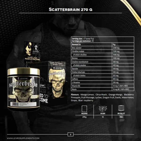 Kevin Levrone Scatterbrain 270gr - Image 2