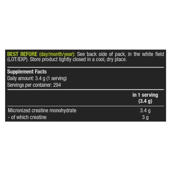 Biotech USA 100% Creatine Monohydrate Micronized Quality | 300g / 500g - Image 2