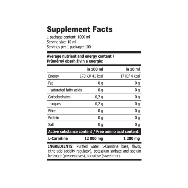 Extrifit Carni 120.000mg Liquid 1000ml - Image 2