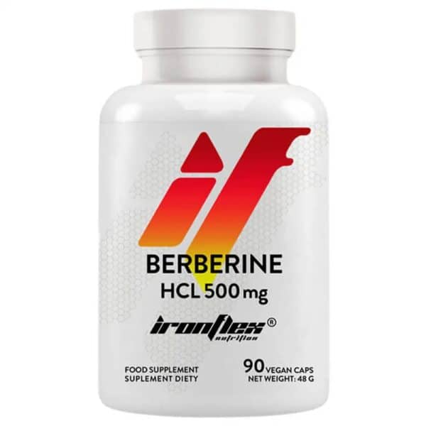 Berberine 500mg | Ironflex Nutrition | 90 Κάψουλες | 90 Δόσεις