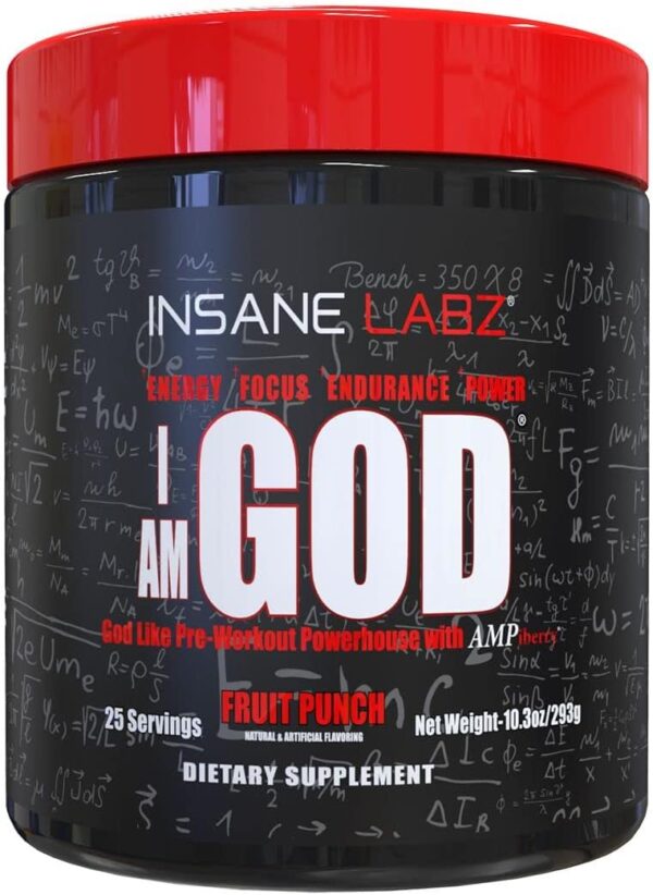 Pre Workout I Am God | Insane Labz | 25 Δόσεις