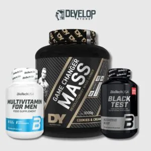 Game Changer Mass + Multivitamin for Men + Black Test | Πακέτο Όγκου & Τεστοστερόνης