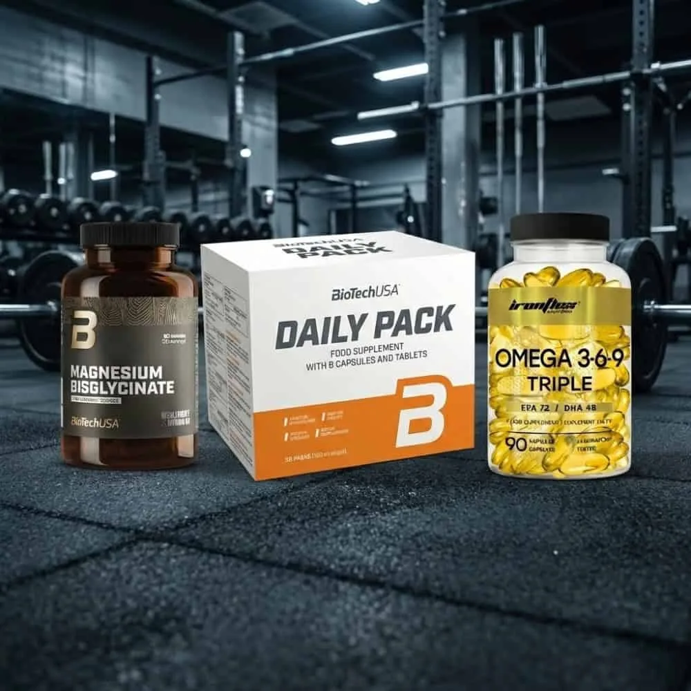 Daily Health Pack – Magnesium Bisglycinate + Daily Pack (30 sachets) + Omega 3-6-9 (180 SoftGels)