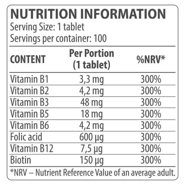 Dorian Yates Vitamin B Complex - Image 2