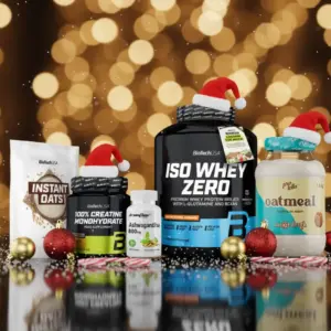 Gift Pack Christmas 🎅 | Premium Gift Box Ενδυνάμωσης & Ανάκαμψης | Iso Whey Zero + Creatine + Oatmeal + Instant Oats + Ashwagandha