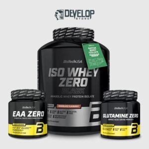 Iso Whey Zero Black + EAA Zero + Glutamine Zero | Πακέτο για Γράμμωση και Αποκατάσταση