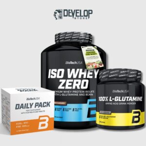 Iso Whey Zero + Daily Pack + L-Glutamine | Πακέτο Απόλυτης Αποκατάστασης & Απόδοσης
