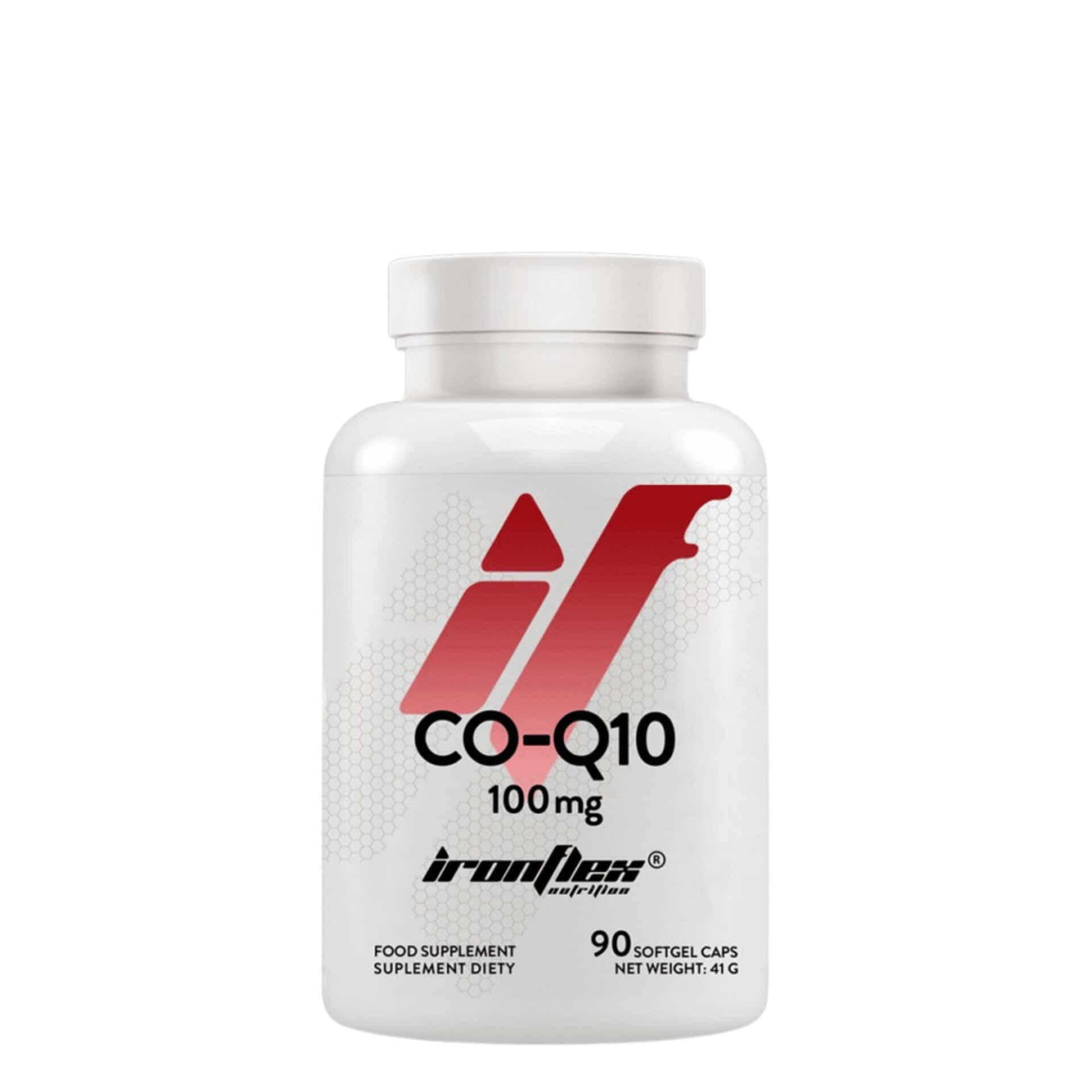 Coenzyme Q10 για Ενέργεια & Καρδιά | IronFlex Nutrition | 90 softgels