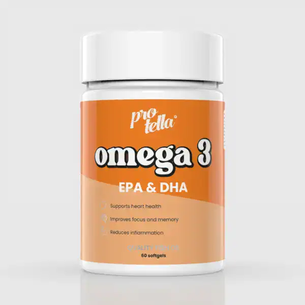 Omega 3 EPA & DHA ProTella | 120 Κάψουλες | Υποστήριξη Καρδιάς, Εγκεφάλου & Οφθαλμών