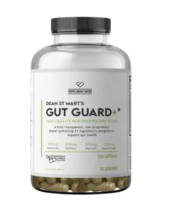 Gut Guard+ | Συμπλήρωμα Πεπτικής Υγείας | Supplement Needs | 240 Κάψουλες | 30 Δόσεις