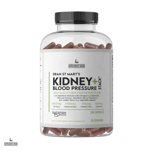 Kidney + Blood Pressure Stack | Υποστήριξη Νεφρών & Πίεσης | Supplement Needs | 240 Κάψουλες | 60 Δόσεις - Image 2