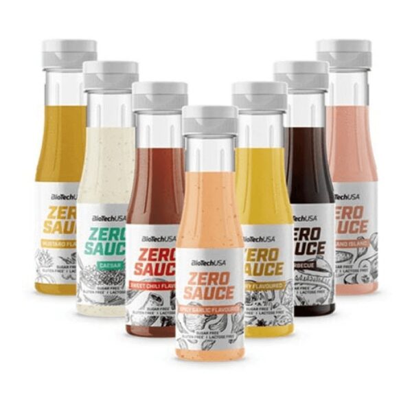 Sauce Zero BBQ 350ml  Biotech USA