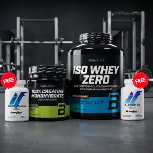 Muscle & Health Pack – Iso Whey Zero (2.27kg) + Creatine Monohydrate (300g) + 2 ΔΩΡΑ Multivitamin & B-Complex (90+90 tabs)
