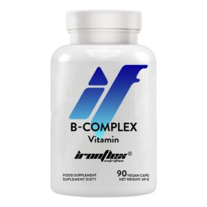 Vitamin B Complex | Συμπλήρωμα Βιταμινών B | IronFlex | 90 Vcaps | 90 Δόσεις