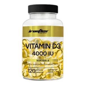 Vitamin D3 | Βιταμίνη D | IronFlex | 4000 IU | 120 Softgels | 120 Δόσεις