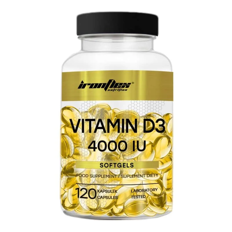 Vitamin D3 | Βιταμίνη D | IronFlex | 4000 IU | 120 Softgels | 120 Δόσεις