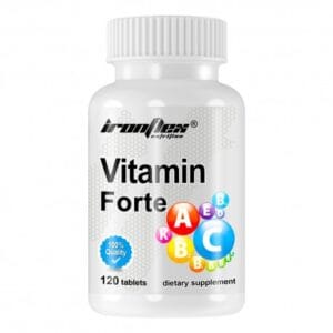 Vitamin Forte Πολυβιταμίνη για Ενέργεια & Δέρμα | Ironflex Nutrition | 120 tabs