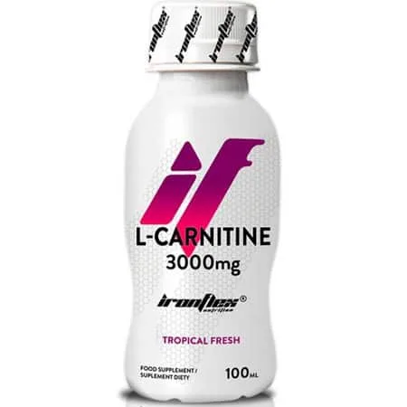 L-Carnitine 3000mg Shot | IronFlex Nutrition | Liquid L-Carnitine | 100ml