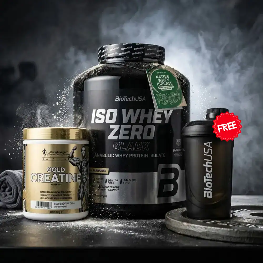 Full Pack – Iso Whey Zero Black 1816g + Gold Creatine 300g + Δώρο ShakerPack2