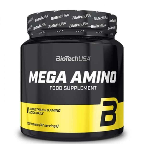 BioTechUSA Mega Amino | 300 ή 500 Ταμπλέτες | 5050mg Αμινοξέα ανά Δόση