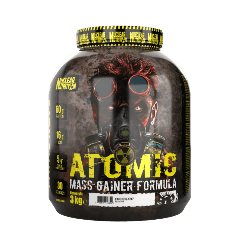 Atomic Mass Nuclear Nutrition – 3kg – Gainer Όγκου με Κρεατίνη (Vanilla)