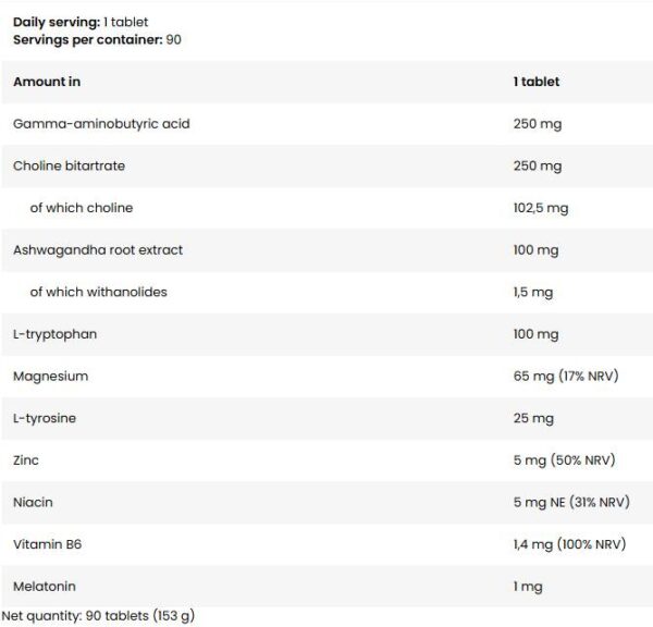 Kevin Levrone Black Line Anabolic Sleep Bombs (90 Tablets) - Image 2