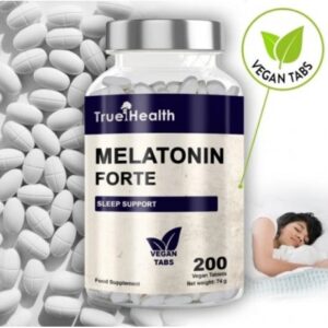 Melatonin Forte | Ύπνος & Χαλάρωση | True Health | 200 tabs | 200 Δόσεις