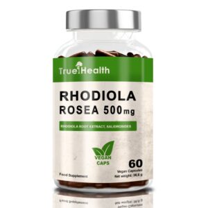 Rhodiola Rosea | Ενέργεια & Ανθεκτικότητα στο Στρες | True Health | 500mg | 60 vcaps | 60 Δόσεις
