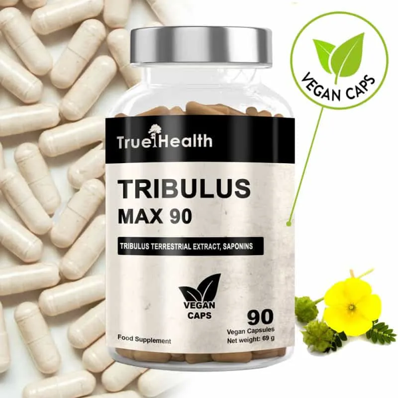 Tribulus Max | Φυσική Ενίσχυση Τεστοστερόνης & Αντοχής | True Health | 90 vcaps | 90 Δόσεις