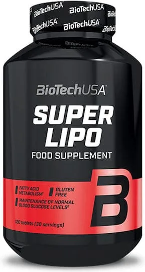 Super Lipo Λιποδιαλύτης Χωρίς Καφεΐνη | BioTech USA | 120 tabs